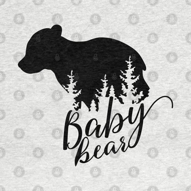 Baby Bear Winter Typography by MysticMagpie